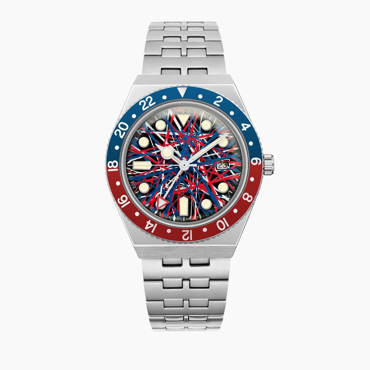 Timex Q GMT Crimson Tide